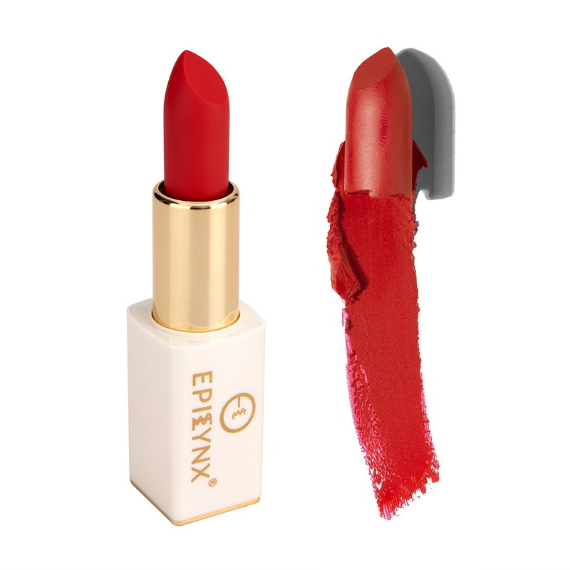 EpiLynx Vegan Matte Lipstick – Hydrating, Long-Wear, Magnetic Case lipstick Firebrick 3,5,7,10,11,13