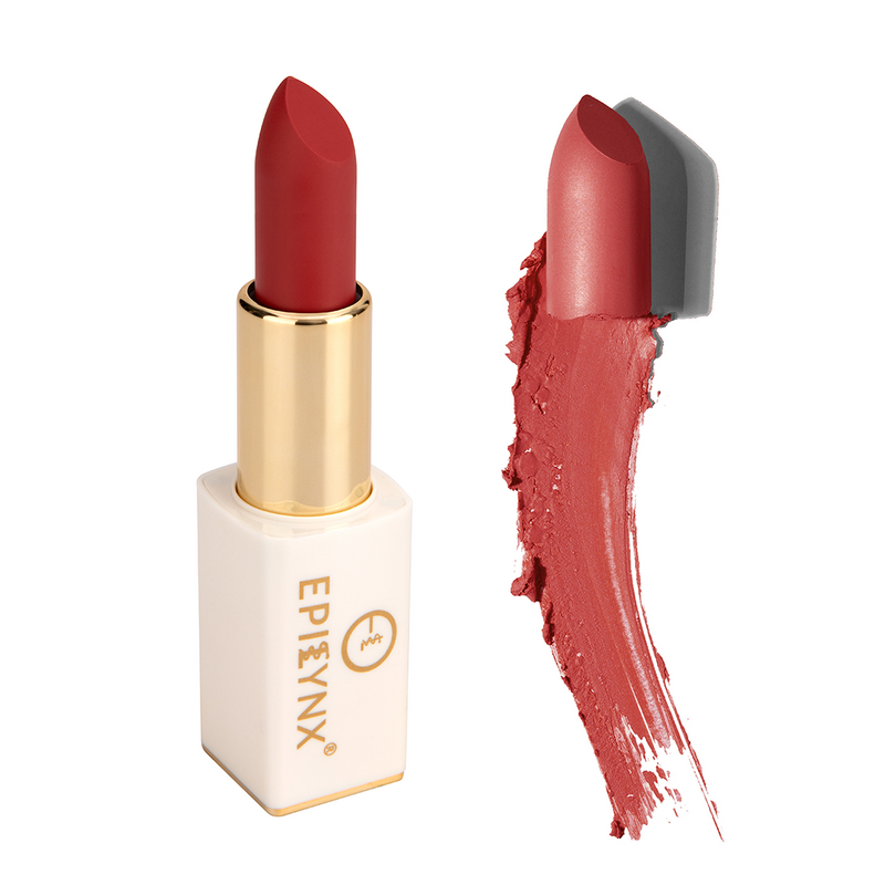 EpiLynx Vegan Matte Lipstick – Hydrating, Long-Wear, Magnetic Case lipstick Wheat 3,5,7,10,11,13