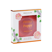 Profusion Cosmetics Petal Perfect | Pretty Poppy Lip & Cheek Cream Blush Face Light Gray