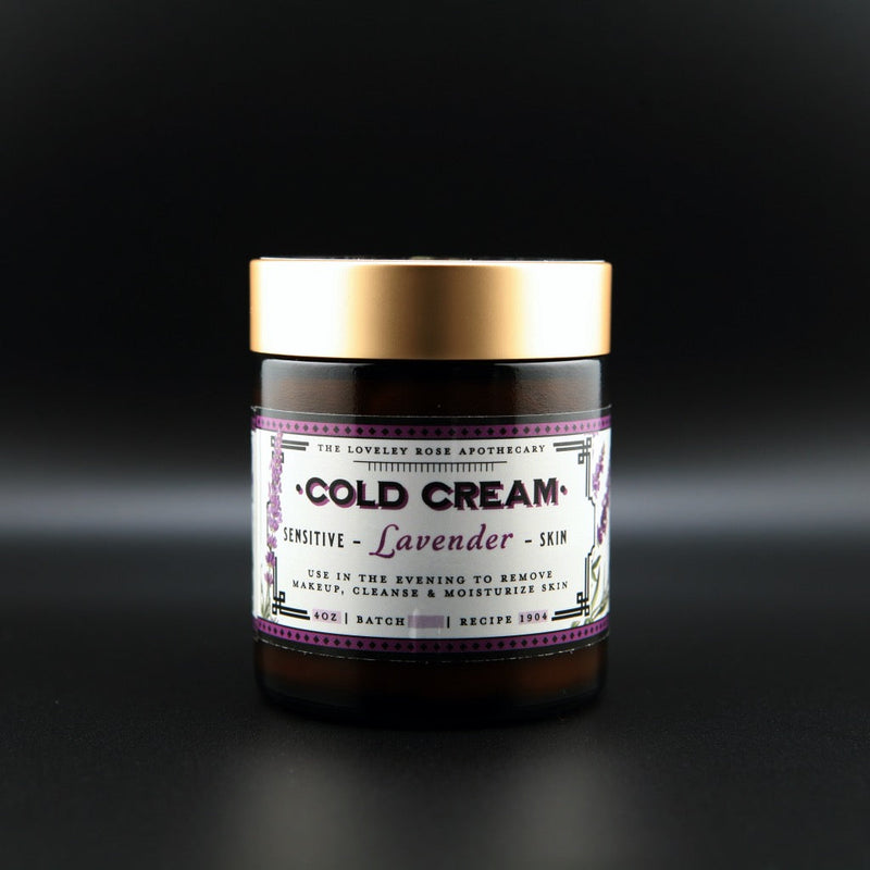 The Lovely Rose Apothecary Lavender Cold Cream Black