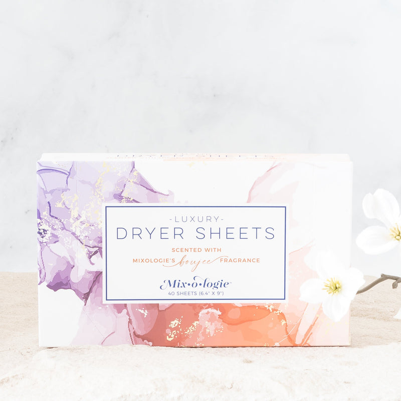 MIXOLOGIE Mixologie Boujee Laundry Home Products White Smoke Dryer Sheets
