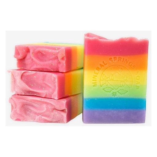 Mineral Springs Soap LGBT+ Pride Sparkling Citrus Handcrafted Soap Misty Rose
