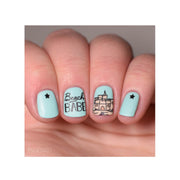UberChic Beauty Let's Get Lost Stamping Plate Rosy Brown