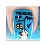 UberChic Beauty Let's Get Lost Stamping Plate Light Gray