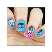 UberChic Beauty Let's Get Lost Stamping Plate Gray