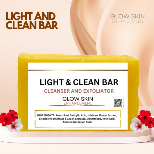 Glow Skin Enhancement LIGHT & CLEAN BAR Light Clean Soap White Smoke