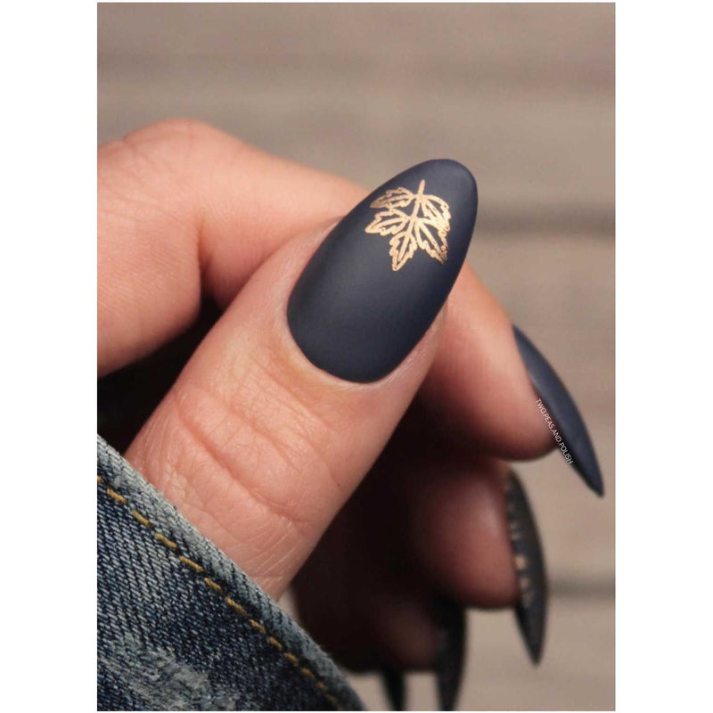 UberChic Beauty Lovely Leaves-03 Stamping Plate Rosy Brown
