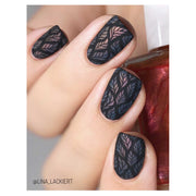 UberChic Beauty Lovely Leaves-05 Stamping Plate Tan