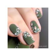 UberChic Beauty Lovely Leaves-05 Stamping Plate Rosy Brown