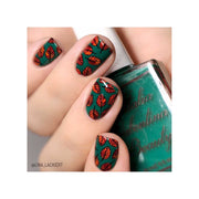 UberChic Beauty Lovely Leaves-05 Stamping Plate Tan