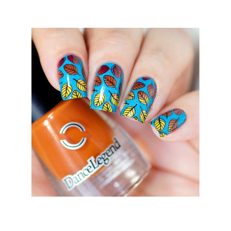 UberChic Beauty Lovely Leaves-05 Stamping Plate Tan