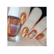 UberChic Beauty Lovely Leaves-05 Stamping Plate Gray