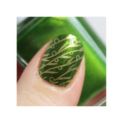 UberChic Beauty Lovely Leaves-05 Stamping Plate Light Gray