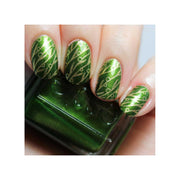 UberChic Beauty Lovely Leaves-05 Stamping Plate Gray