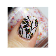 UberChic Beauty Lovely Leaves-05 Stamping Plate Gray
