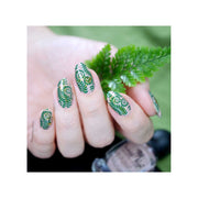 UberChic Beauty Lovely Leaves-05 Stamping Plate Gray