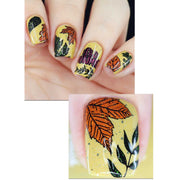 UberChic Beauty Lovely Leaves-06 Stamping Plate Tan