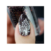 UberChic Beauty Lovely Leaves-06 Stamping Plate Dark Slate Gray