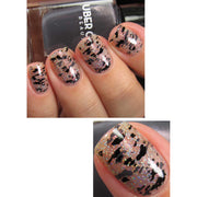 UberChic Beauty Lovely Leaves-06 Stamping Plate Dim Gray