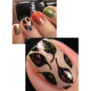 UberChic Beauty Lovely Leaves-06 Stamping Plate Rosy Brown