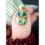 UberChic Beauty Lovely Leaves-06 Stamping Plate Gray