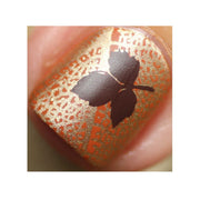 UberChic Beauty Lovely Leaves-06 Stamping Plate Sienna