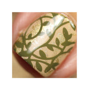 UberChic Beauty Lovely Leaves-06 Stamping Plate Dark Khaki