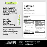 myspringenergy Lemon Power Snack with 113 mg of Caffeine 100 Kcal Power Snack Lavender 1 qty,20 pack