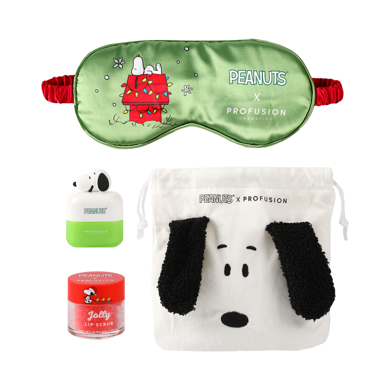 Profusion Cosmetics Peanuts Holiday | And To All A Goodnight Set accessories Light Gray