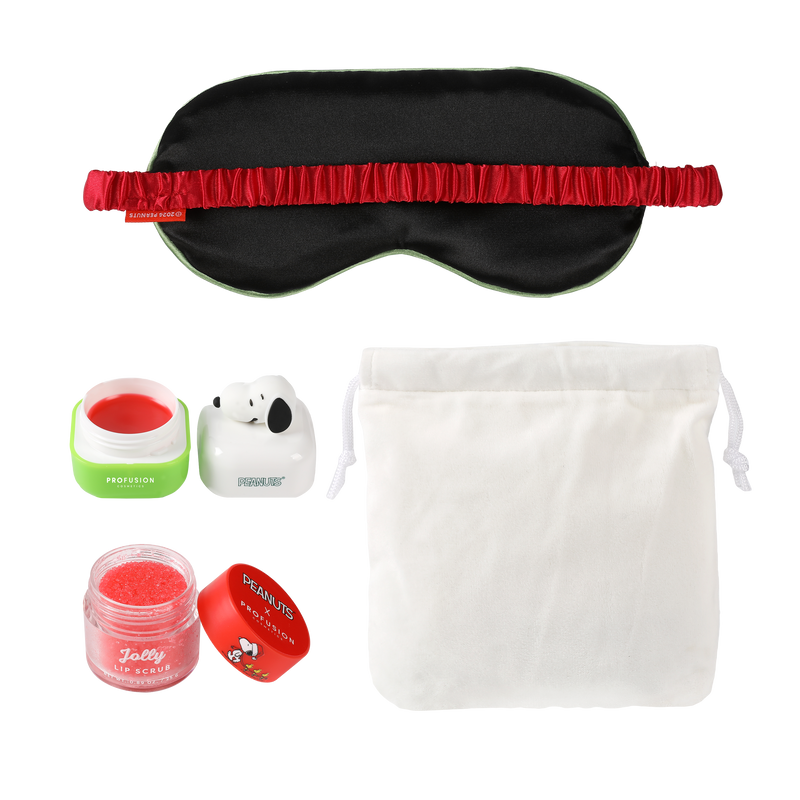 Profusion Cosmetics Peanuts Holiday | And To All A Goodnight Set accessories Black