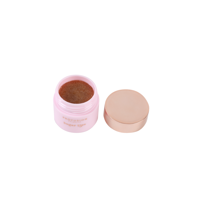 Profusion Cosmetics Frosted Snow Sparkle | Sugar Lip Scrub and Hydrating Lip Balm Lips Black