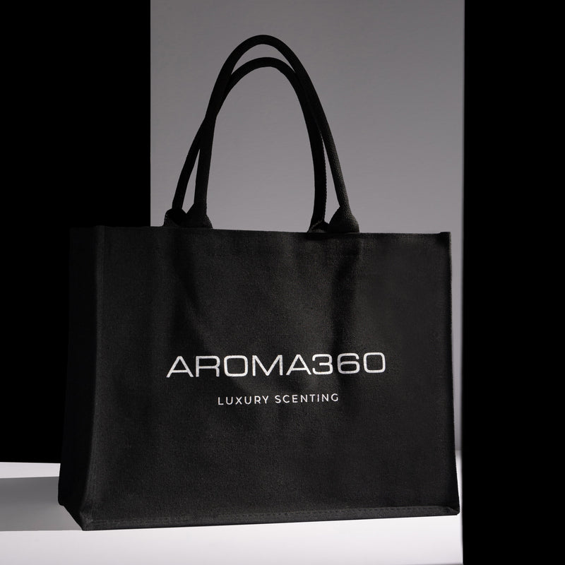 Aroma360 Luxury Canvas Tote Accessories Black Small / Black,Small / White,Large / Black,Large / White