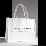 Aroma360 Luxury Canvas Tote Accessories Black Small / Black,Small / White,Large / Black,Large / White