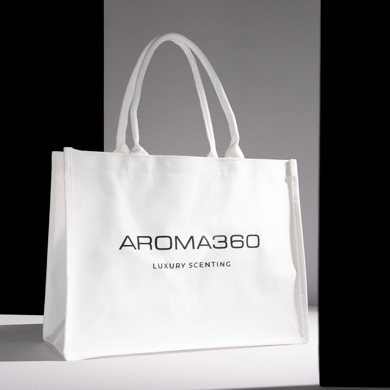 Aroma360 Luxury Canvas Tote Accessories Black Small / Black,Small / White,Large / Black,Large / White