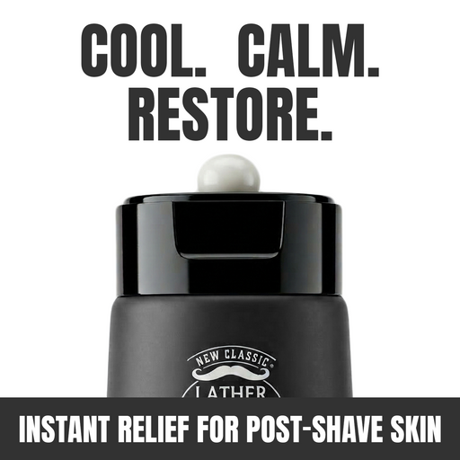 Lather & Wood Shaving Co After-Shave Balm - Bay Rum Men Grooming, Health White Smoke