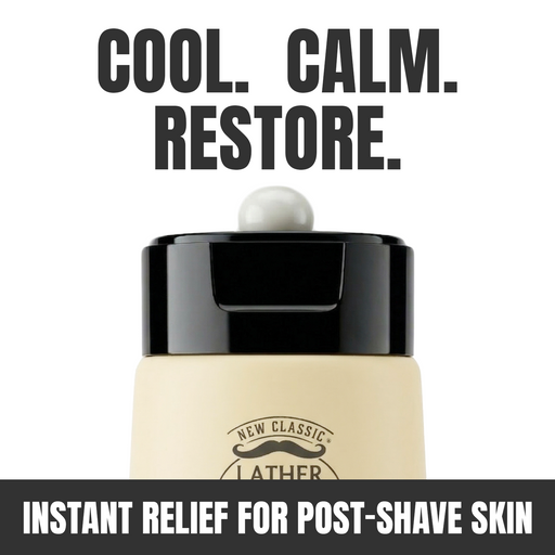 Lather & Wood Shaving Co After-Shave Balm - Unscented Men Grooming, Health White Smoke
