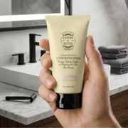 Lather & Wood Shaving Co After-Shave Balm - Unscented Men Grooming, Health Light Gray