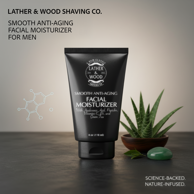 Lather & Wood Shaving Co Face Moisturizer for Men Men Grooming, Health Dark Slate Gray