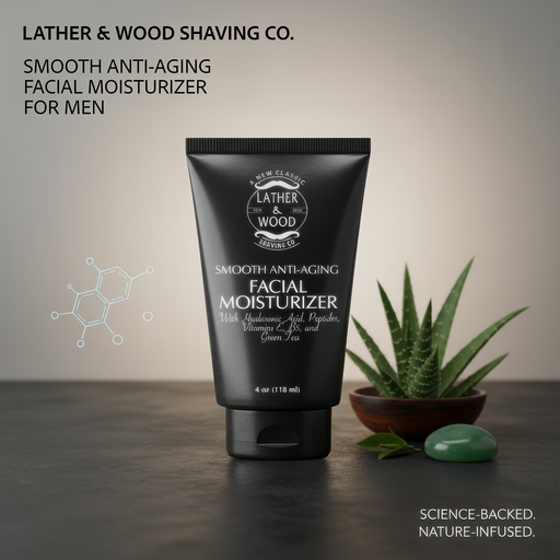 Lather & Wood Shaving Co Face Moisturizer for Men Men Grooming, Health Dark Slate Gray