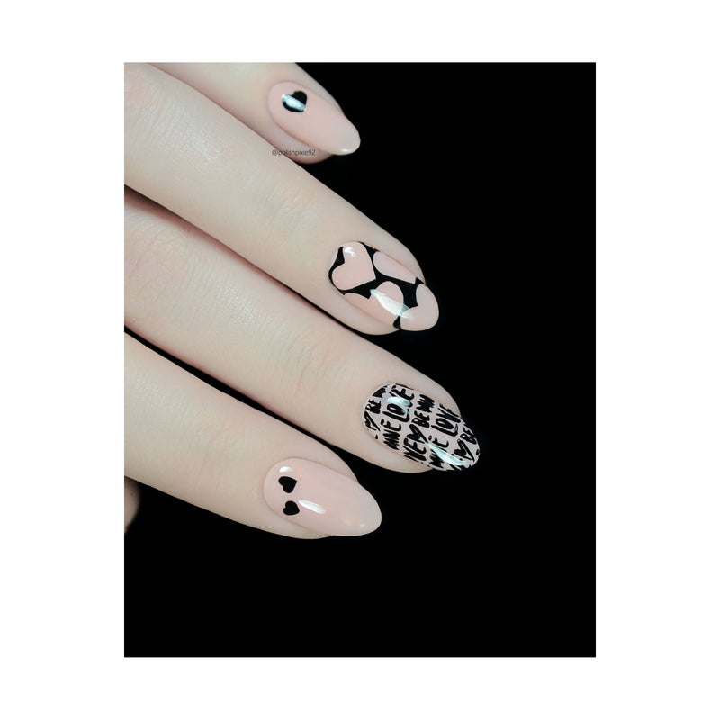 UberChic Beauty Love and Marriage-05 Stamping Plate Gray