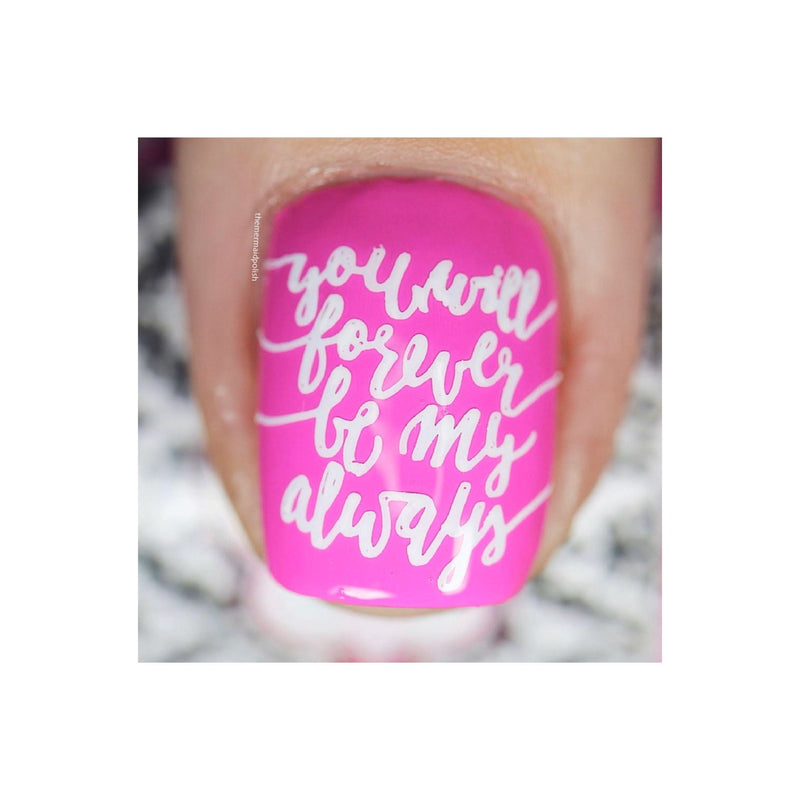 UberChic Beauty Love and Marriage-05 Stamping Plate Rosy Brown