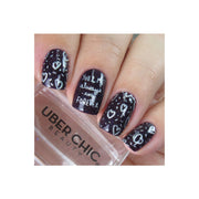 UberChic Beauty Love and Marriage-05 Stamping Plate Rosy Brown