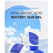AsiaBeautyMall Isntree Hyaluronic Acid Watery Sun Gel Set SPF 50+ PA++++ (2-Pack) Sunscreen Lavender