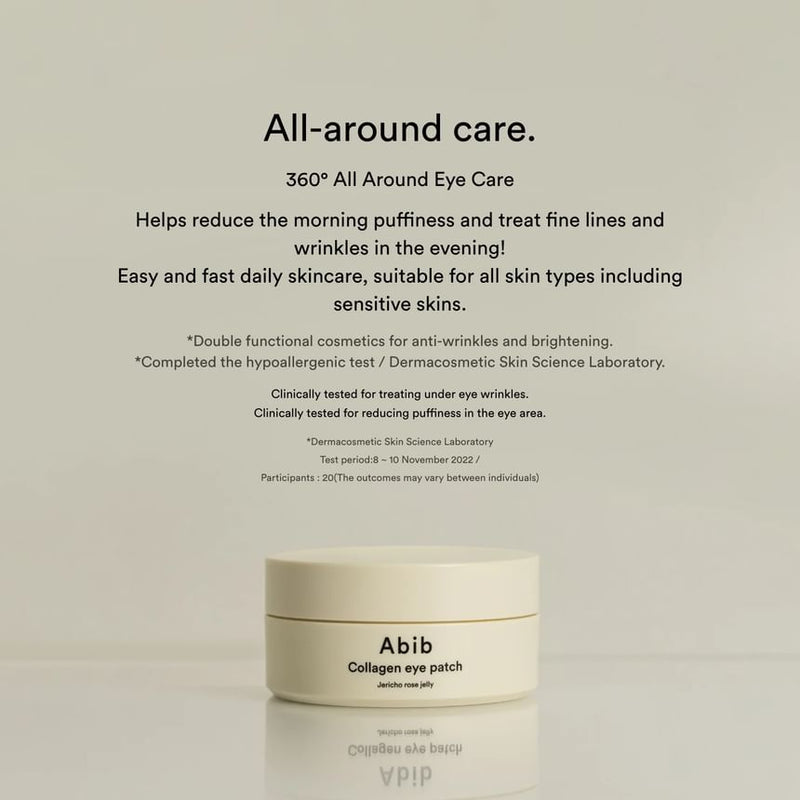 AsiaBeautyMall Abib Collagen Eye Patch Eye Mask Gray