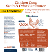 EcoStrong Chicken Coop Odor Eliminator Pet & Animal > Chicken Coop Odor White Smoke 1 Gallon Jug,32 oz Sprayer Bottle