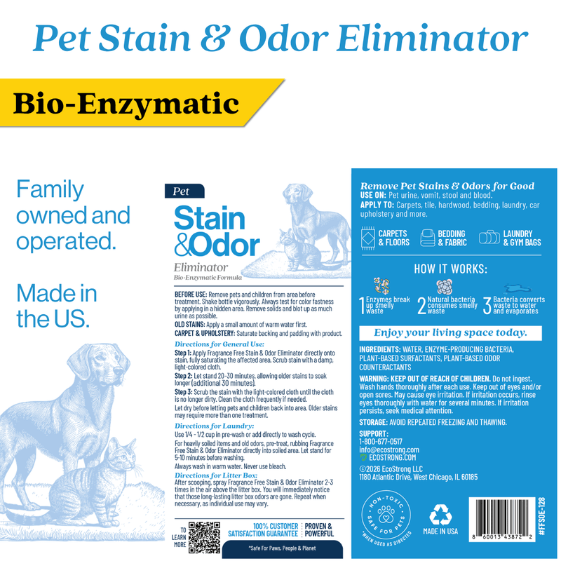EcoStrong Pet Stain and Odor Eliminator Pet & Animal > Pet Stain & Odor White Smoke Citrus / 1 Gallon Jug,Citrus / 32 oz Sprayer Bottle and 1 Gallon Refill,Citrus / 32 oz Sprayer Bottle,Jasmine Bloom / 1 Gallon Jug,Jasmine Bloom / 32 oz Sprayer Bottle and 1 Gallon Refill,Jasmine Bloom / 32 oz Sprayer Bottle,Santal Woods / 1 Gallon Jug,Sa
