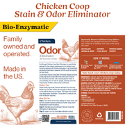 EcoStrong Chicken Coop Odor Eliminator Pet & Animal > Chicken Coop Odor White Smoke 1 Gallon Jug,32 oz Sprayer Bottle