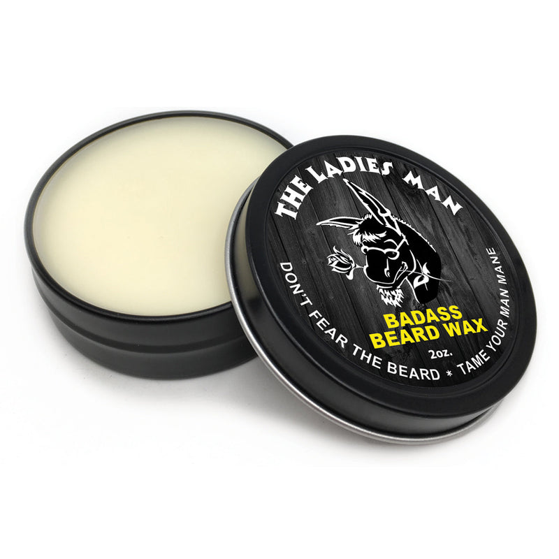 Badass Beard Care The Ladies Man Beard Wax WAX Dark Slate Gray BABC