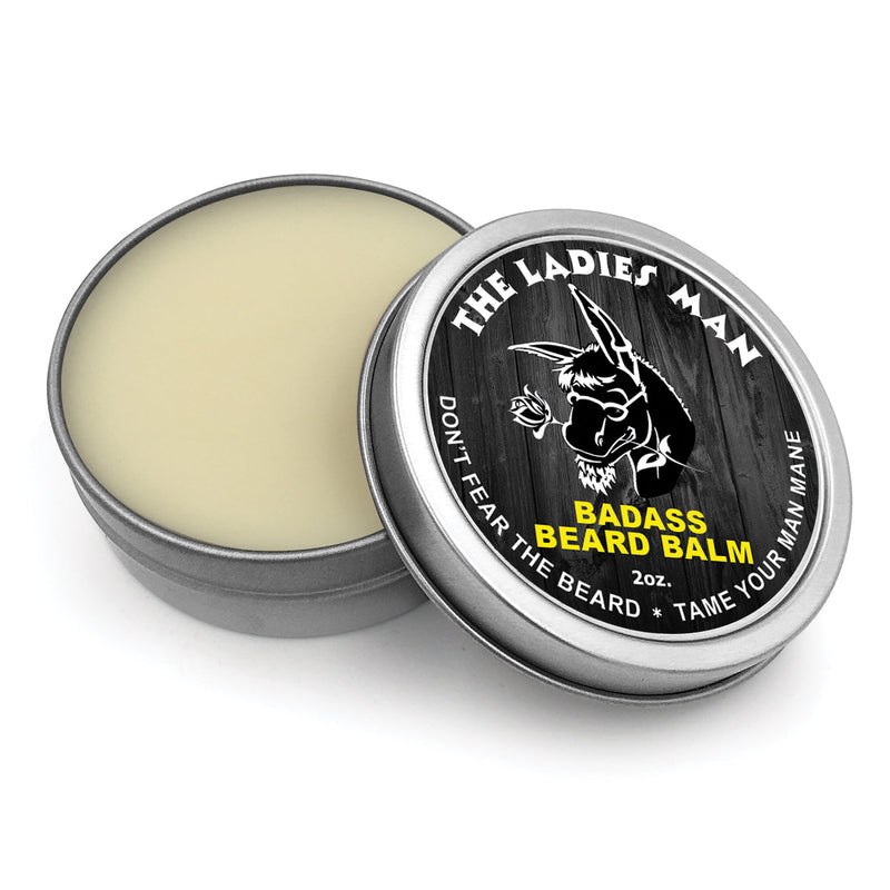 Badass Beard Care The Ladies Man Beard Balm BALM Gray BABC