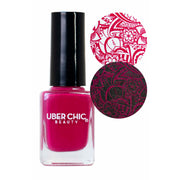 UberChic Beauty Lady of Burgundy - Stamping Polish Stamping Polish Black